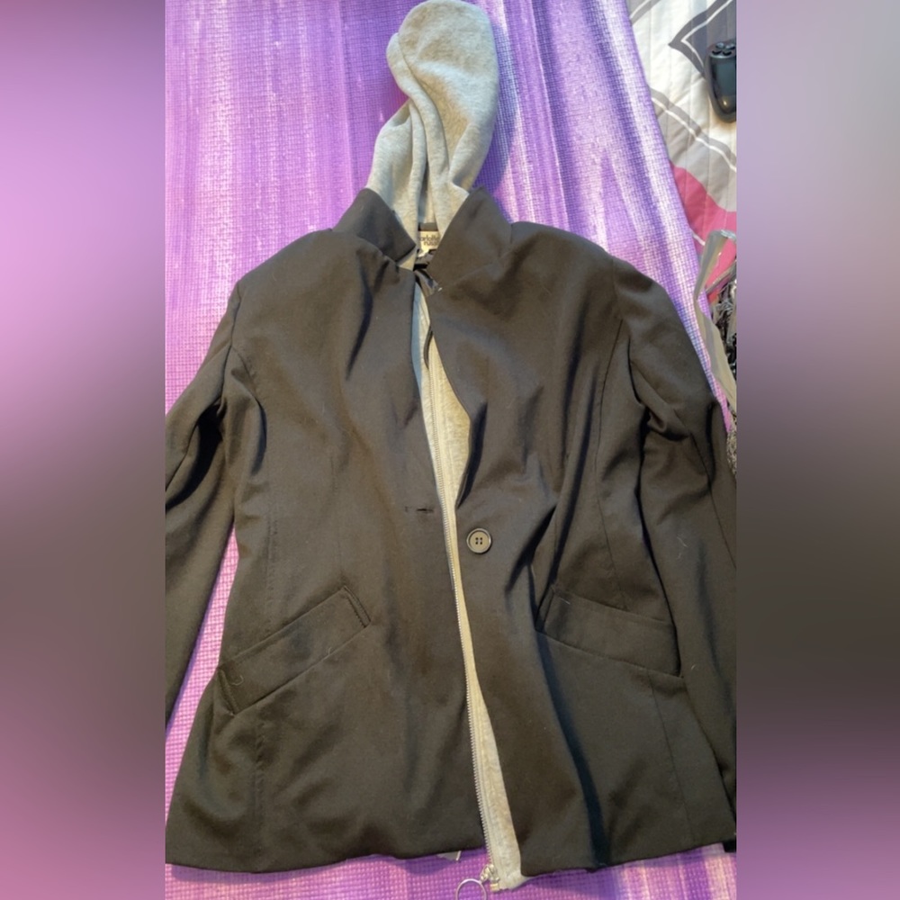 Charolette Russe Black and Grey Jacket